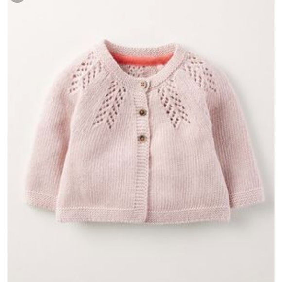 boden pink cardigan